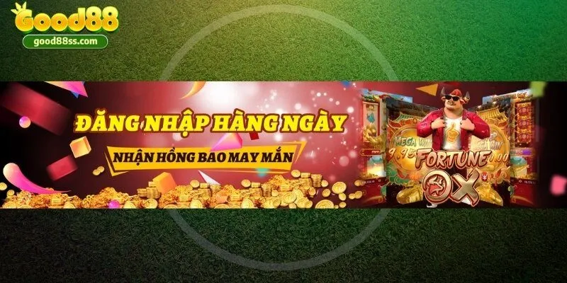 Nhận khuyến mãi bất ngờ khi đăng nhập nhà cái hàng ngày