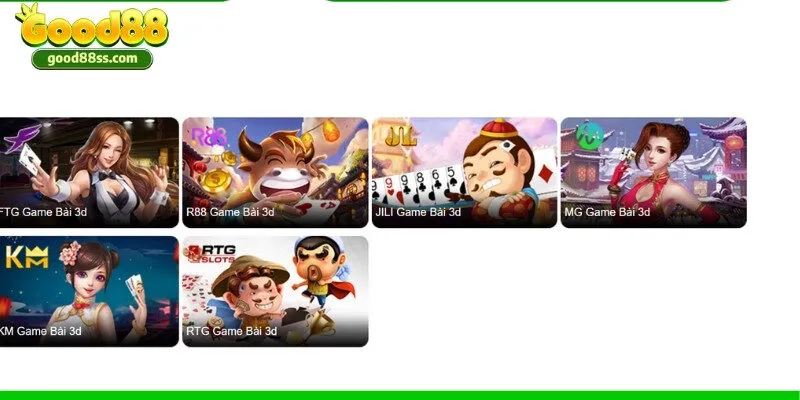 Tổng hợp những sản phẩm game bài hấp dẫn không thể bỏ qua 2025 tại Good88